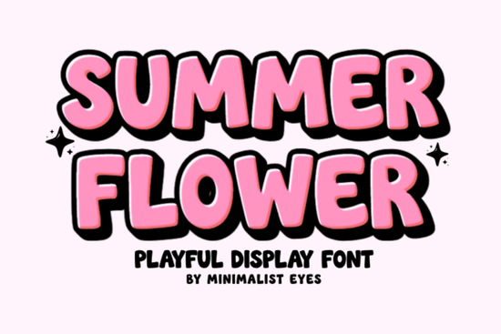 Summer Flower Font